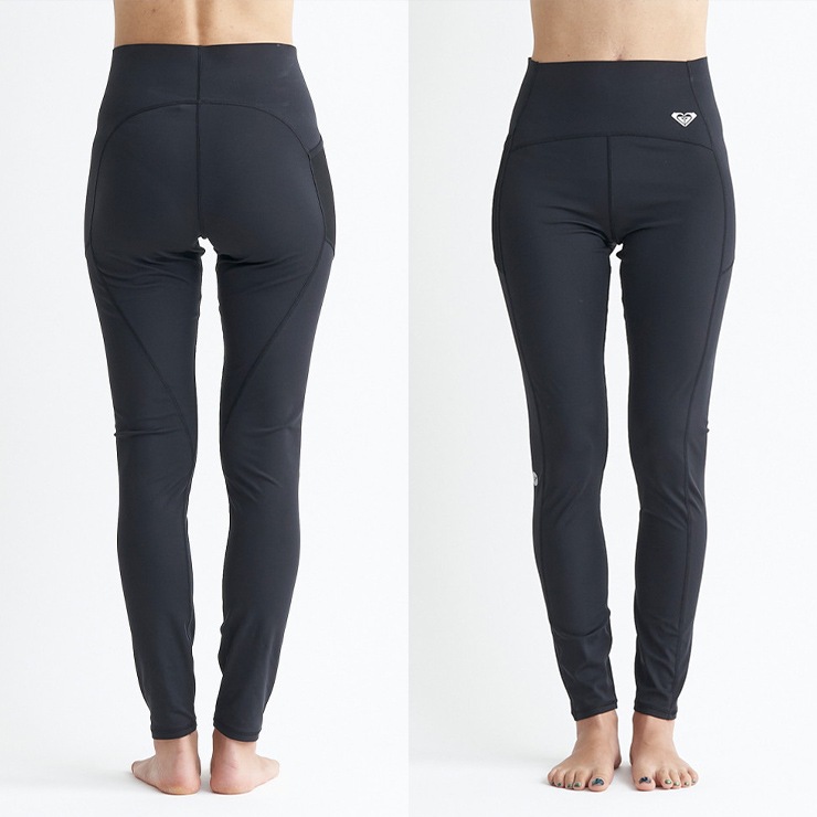 ȥå ROXY  SIMPLY CALM LEGGINGS 쥮 D.GREEN WHITE BLACK M