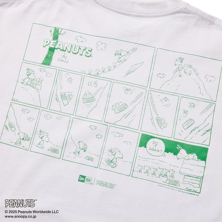 NEW ERA ニューエラ ロングスリーブTシャツ 長袖 ホワイト PEANUTS