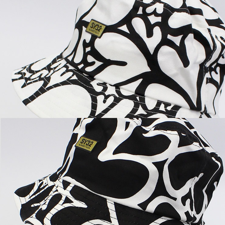 ȥå SY32 by SWEET YEARS 磻32  ϡ Хå ϥå  BLACK WHITE PRINT ONE