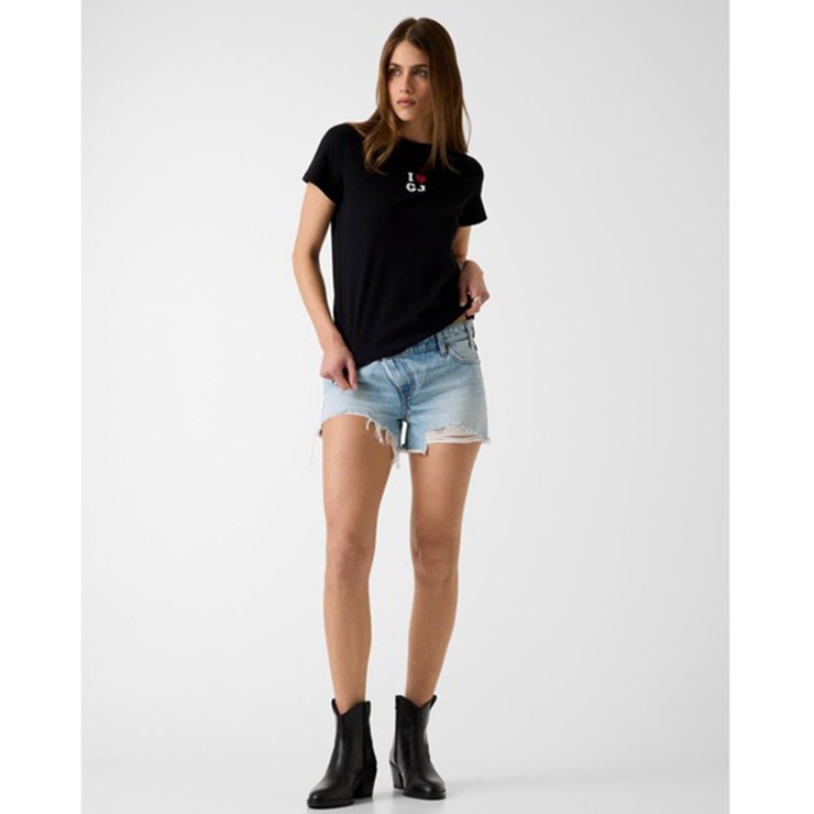 GUESS ������ ���� T����� Ⱦµ ���� ��ǥ����� ������������ �ե��åȥͥ� ���� ���ݡ��� ���� �襬 ������ �֥�å� W6GI45K8HM0