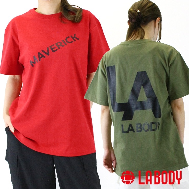 LA BODY ���륨���ܥǥ� T����� ��100�� Ⱦµ ��å� ���꡼�� ������������ �ե��åȥͥ� ���� ���ݡ��� ���� �襬 ������