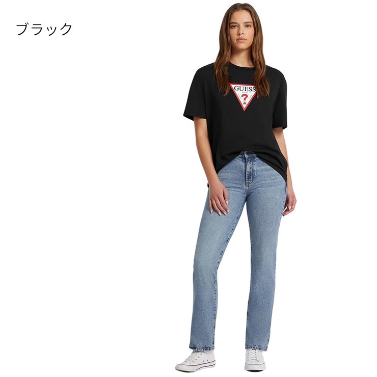 GUESS ������ ���� T����� Ⱦµ ���� ��ǥ����� ������������ �ե��åȥͥ� ���� ���ݡ��� ���� �襬 ������ �֥�å� �ԥ� W4YI76K8HM0