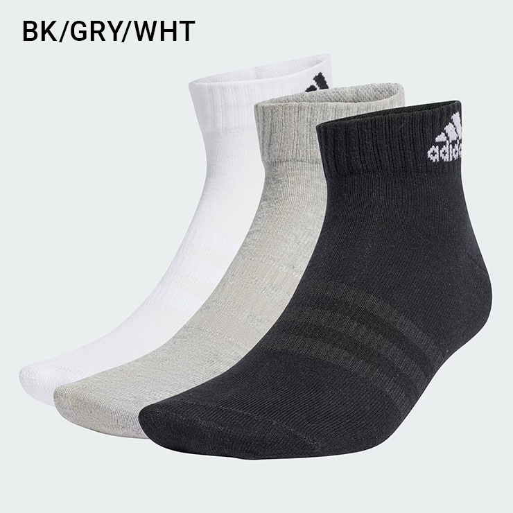 adidas ���ǥ����� 3­�� ���󥯥륽�å��� 22-24cm �ۥ磻�� �֥�å� ���졼 ������������ �ե��åȥͥ� ���� ���ݡ��� ���� �襬 ������