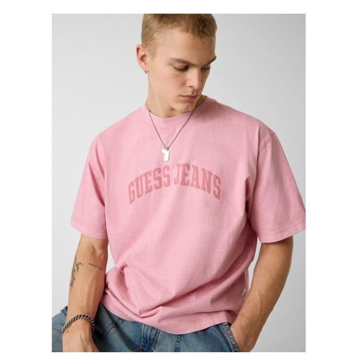 GUESS ������ ���� T����� Ⱦµ ��ǥ����� ��˥��å��� �ܥ����� ��ä���  ������������ �ե��åȥͥ� ���� ���ݡ��� ���� �襬 ������ �֥�å� �ԥ� M6GIB6K8FQ4