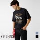 GUESS ������ ���� T����� Ⱦµ  ��ǥ����� ��˥��å��� ������ơ����饤�� ����ե��å� ���� ������������ �ե��åȥͥ� ���� ���ݡ��� ���� �襬 ������ �֥�å� �֥롼 M6GIB8K8FQ4