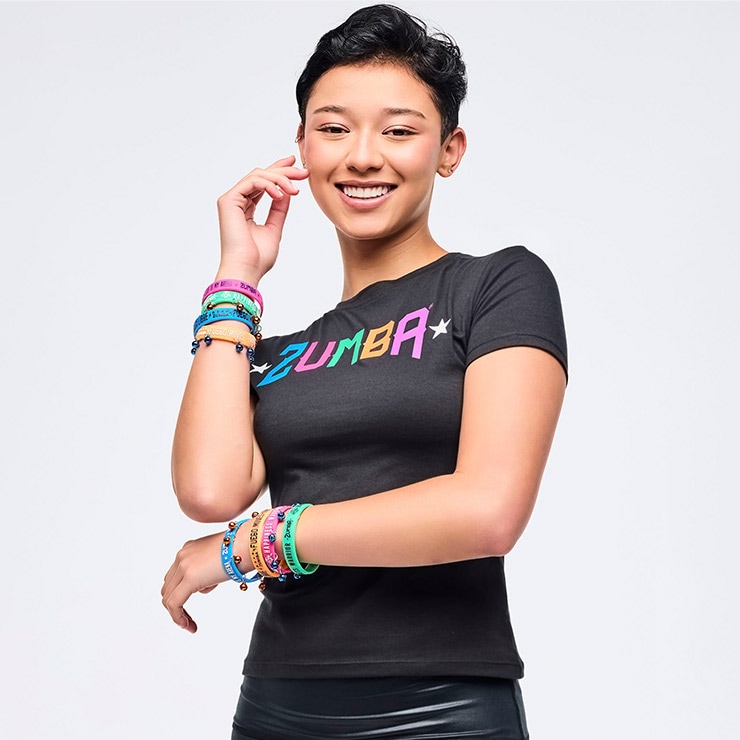 ZUMBA ズンバ 正規品 シリコンブレスレット 8本組 鈴付き