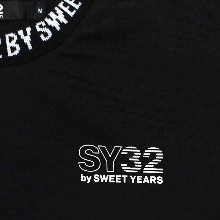 ȥå SY32 by SWEET YEARS 磻32 ˥å 㥬ɥ 󥰥꡼ BLACK WHITE M L XL