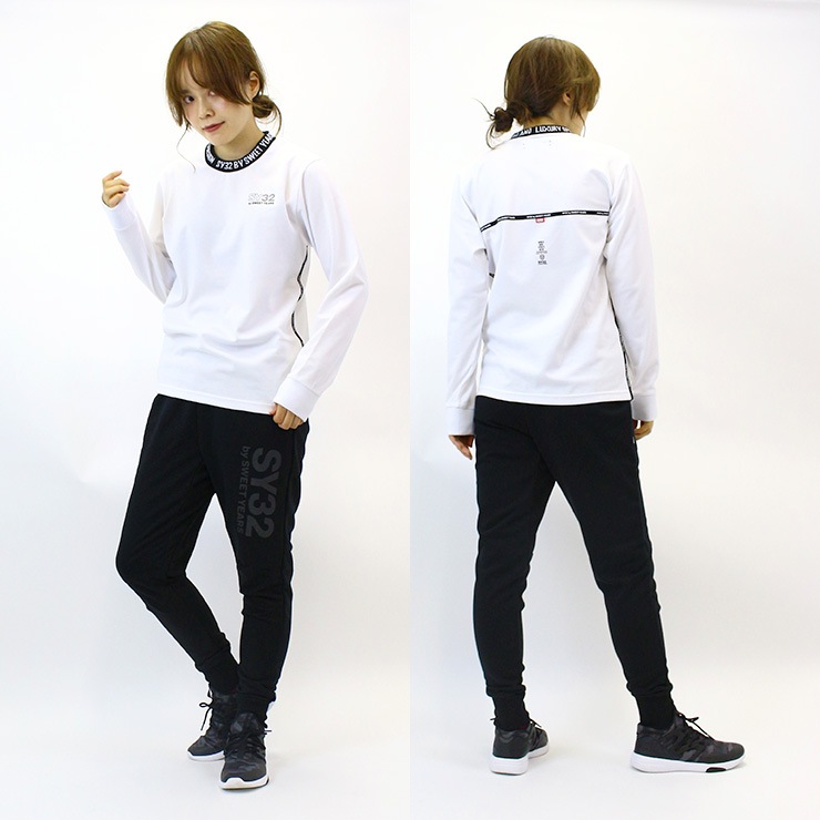 ȥå SY32 by SWEET YEARS 磻32 ˥å 㥬ɥ 󥰥꡼ BLACK WHITE M L XL