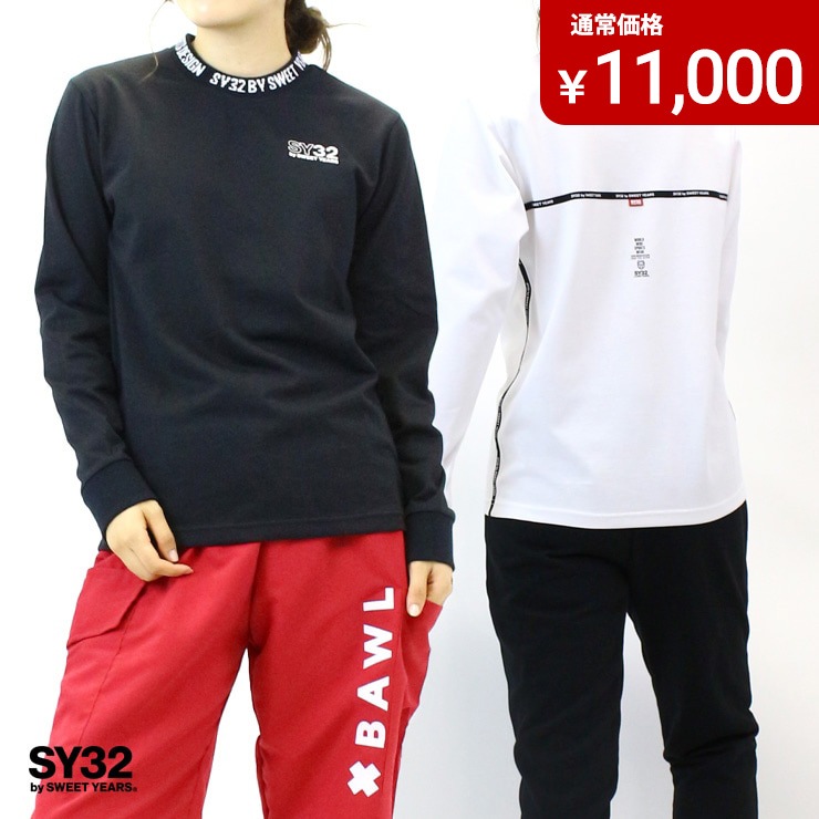 ȥå SY32 by SWEET YEARS 磻32 ˥å 㥬ɥ 󥰥꡼ BLACK WHITE M L XL