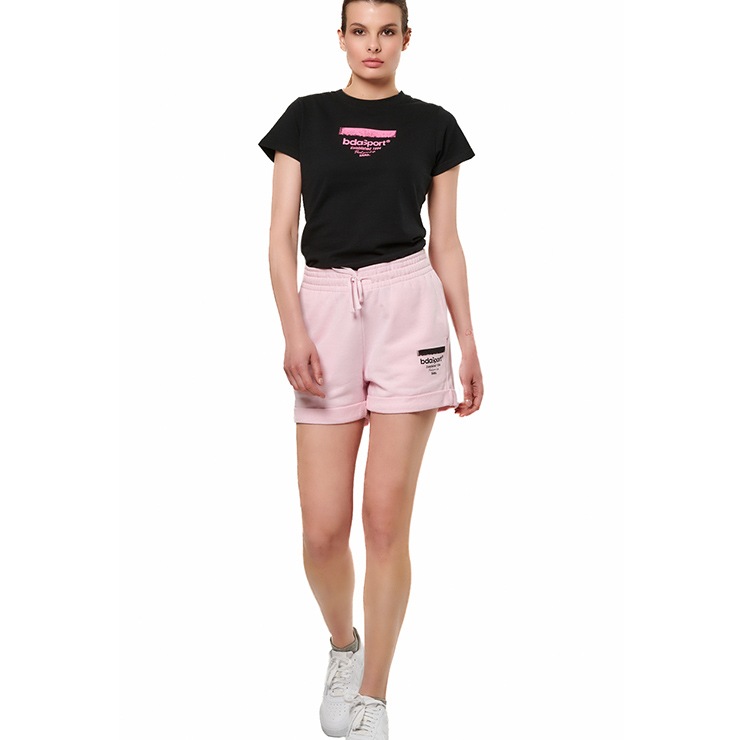 BODY ACTION �ܥǥ���������� T-����� WOMENS ������������ �ե��åȥͥ� ���� ���ݡ��� ���� �襬 ������ �֥�å�