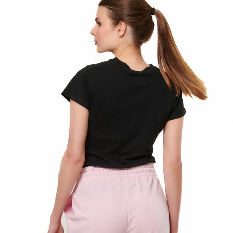 BODY ACTION �ܥǥ���������� T-����� WOMENS ������������ �ե��åȥͥ� ���� ���ݡ��� ���� �襬 ������ �֥�å�