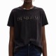 Desigual ǥ DUBLIN TEE T WHITE BLACK M L