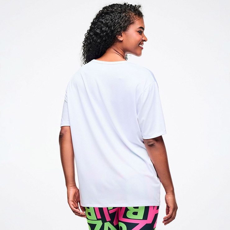 ZUMBA ズンバ 正規品 ウェア メンズ Tシャツ 半袖 ロゴ 丸首 メッシュ