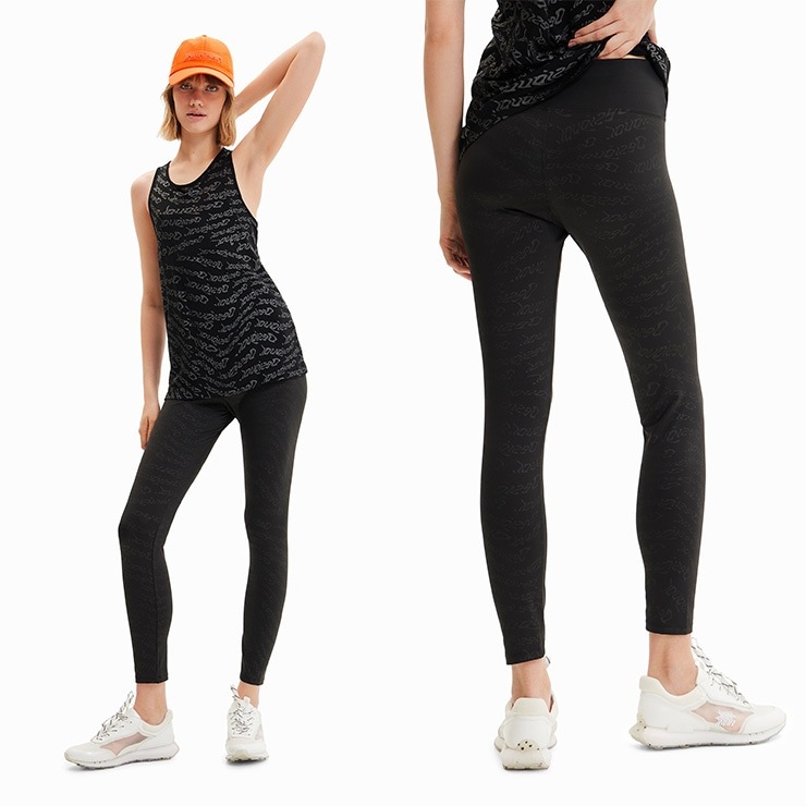 �����ȥ�å� Desigual �ǥ������� ���� ���ݡ��� ELISABET �쥮�� BLACK S������ M������