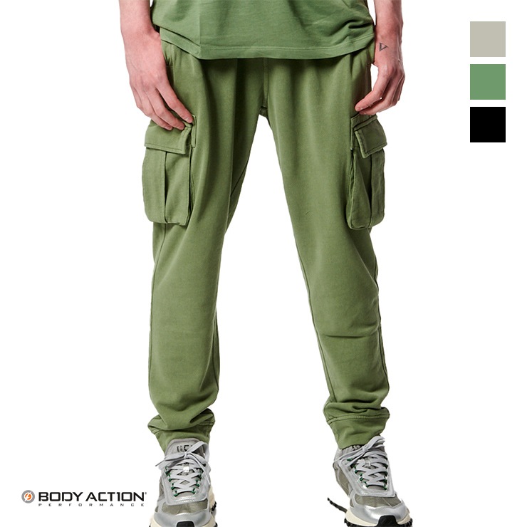 BODY ACTION ܥǥ NATURAL DYE ѥ BLACK ֥å GRAY 졼 OLIVE ꡼ S M L XL ݡĥߥå ˥å ˽