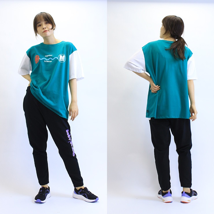 �����ȥ�å� MOMA STUDIOS ��� �������� LA BODY ����� T����� �Х����顼 ���꡼�� ��˥��å��� 5ʬµ �ȥåץ� M������ XL������ CORAL GREEN BLACK