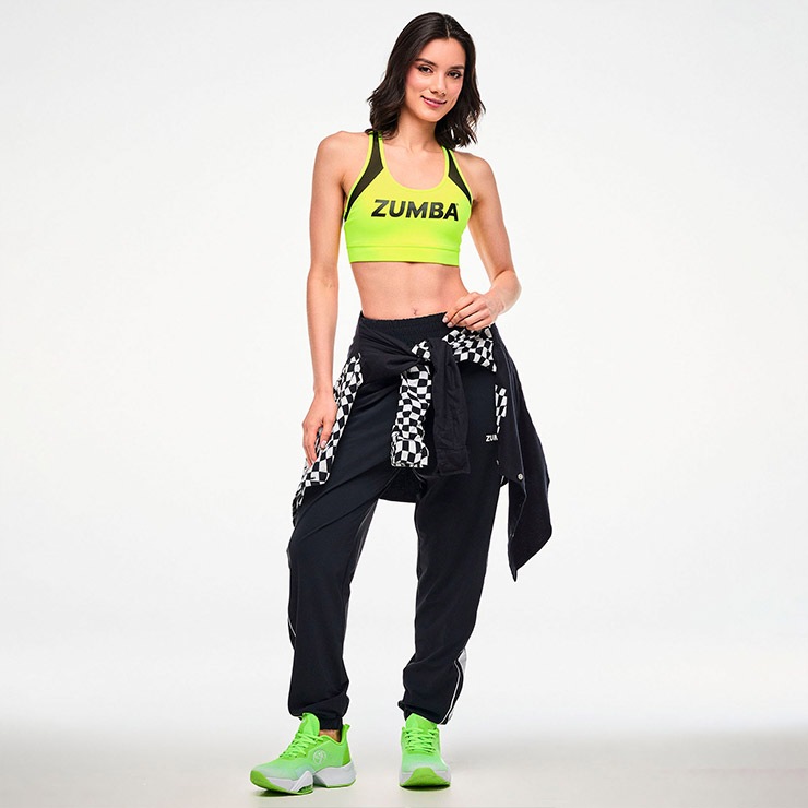 ZUMBA ズンバ 正規品 ウェア レディース ブラ メッシュ スクエアネック