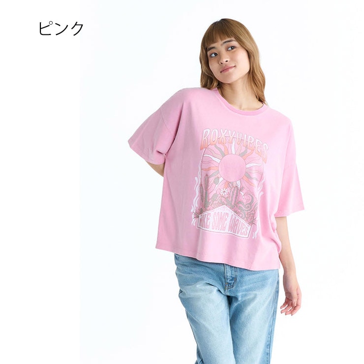 ROXY 正規品 ロキシー Tシャツ 半袖 2026春夏 ルーズシルエット 綿