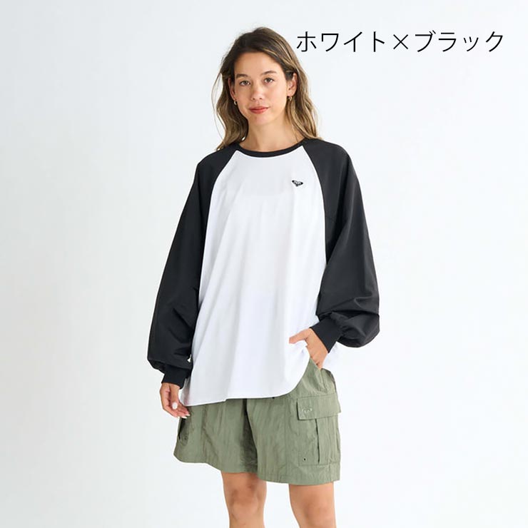 ROXY �������� ������� �饰��󥹥꡼�֥ȥåץ� RLY251031 ������������ �ե��åȥͥ� ���� ���ݡ��� ���� �襬 ������ �ۥ磻�� �֥�å� �ۥ磻�� ��������