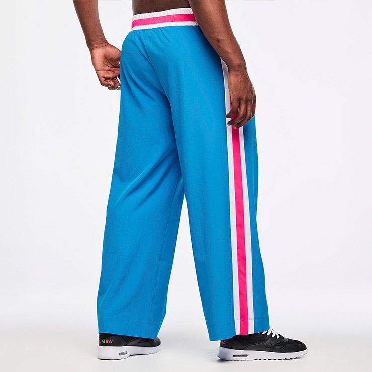 【正規品】ZUMBA サイドラインロゴパンツ　ブルー　Sサイズ 正規品】ZUMBA サイドラインロゴパンツ ブルー Sサイズ - メルカリ