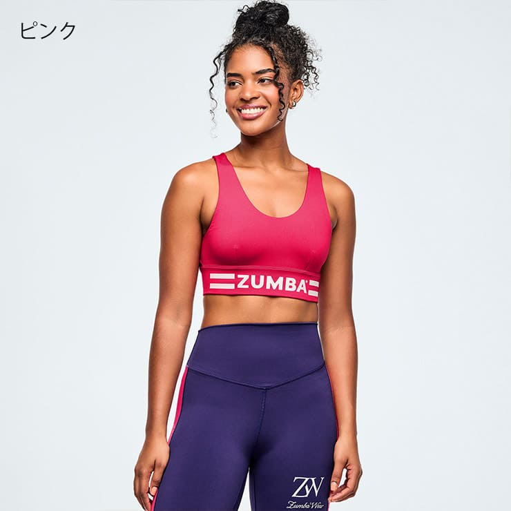 ZUMBA ズンバ 正規品 トップス レディース ブラ レーサーバック