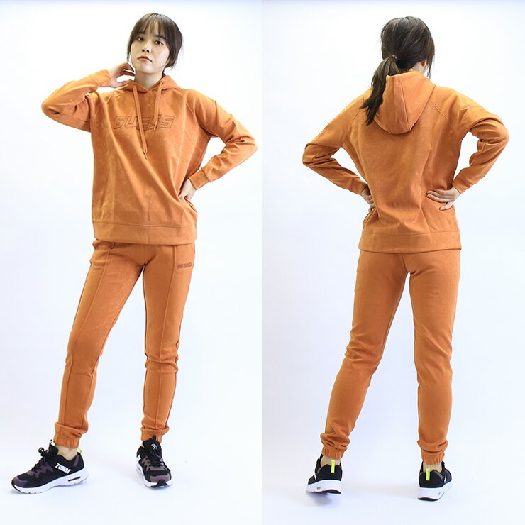 ȥå GUESS   󥰥ѥ ORANGE WINE S M