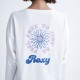 ȥå ROXY  FEEL FREE RASH 󥰥꡼ å奬 WHITE APRICOT GRAY S M