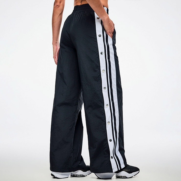 ZUMBA ブラック ワイドパンツ ZUMBA ズンバ 正規品 ウェア レディース パンツ ロングパンツ サイド