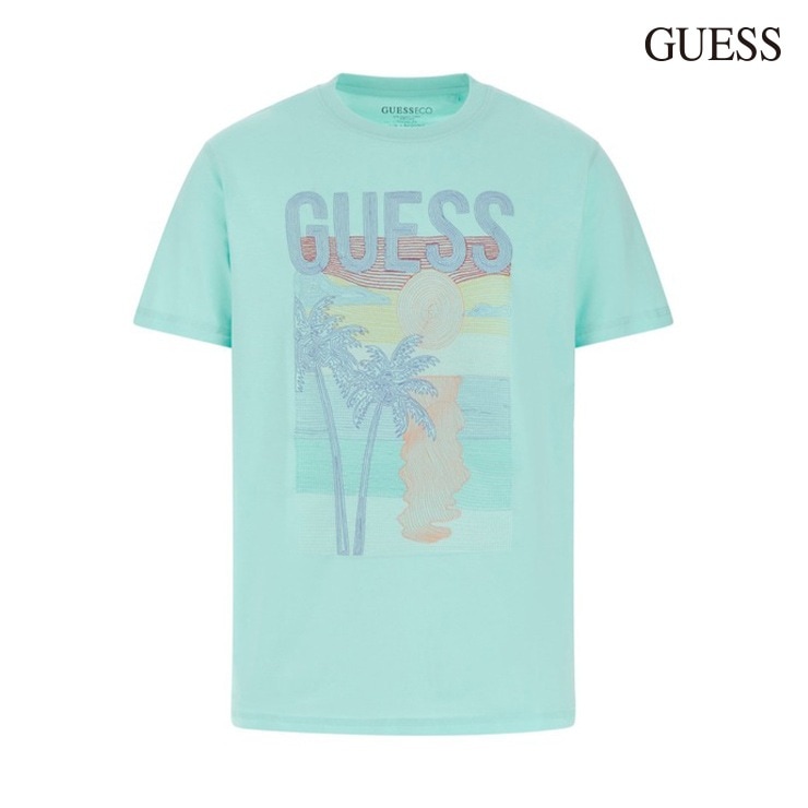 �����ȥ�å� GUESS ���� SS CN �����ȥ�å� GUESS PALM EMBRO T����� MINT �ߥ�� M������ L������ ���ݡ��ĥߥå��� ��ǥ����� �ե��åȥͥ������� ���󥹥����� �ȥ졼�˥󥰥�����
