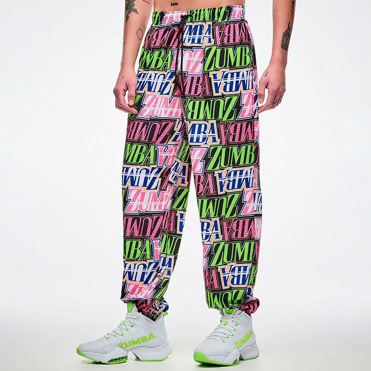 ZUMBA ズンバ 正規品 ウェア レディース パンツ ロングパンツ 総柄