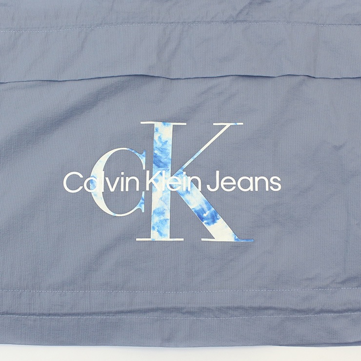 ȥå Calvin Klein Х󥯥饤 åץå ѥå֥ ʥ 㥱å BLUE TIE DYE NAVY GRAY S