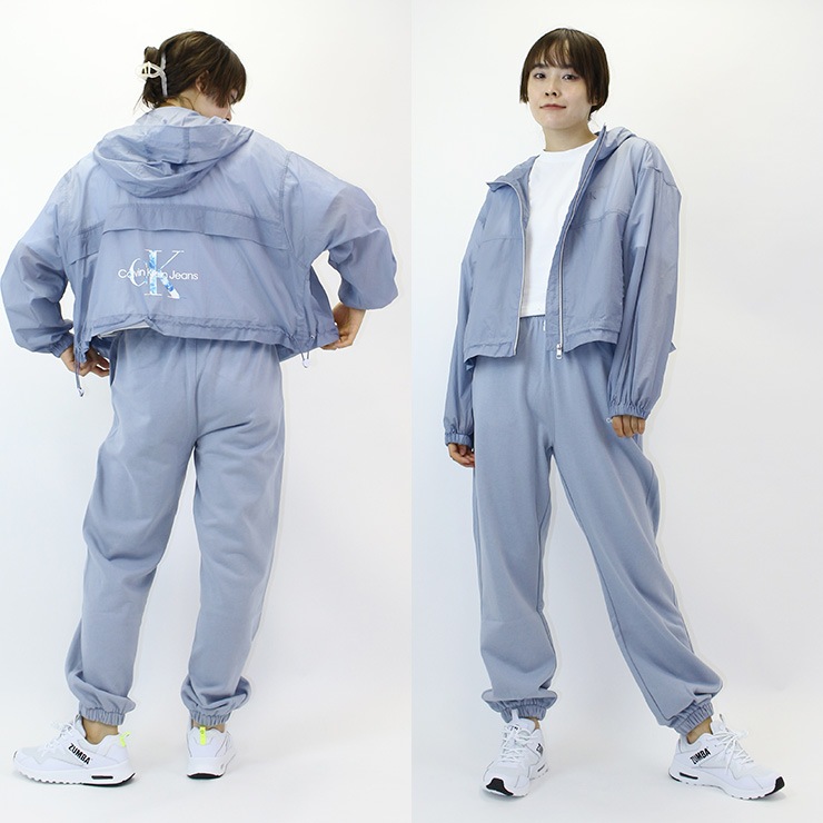 ȥå Calvin Klein Х󥯥饤 åץå ѥå֥ ʥ 㥱å BLUE TIE DYE NAVY GRAY S