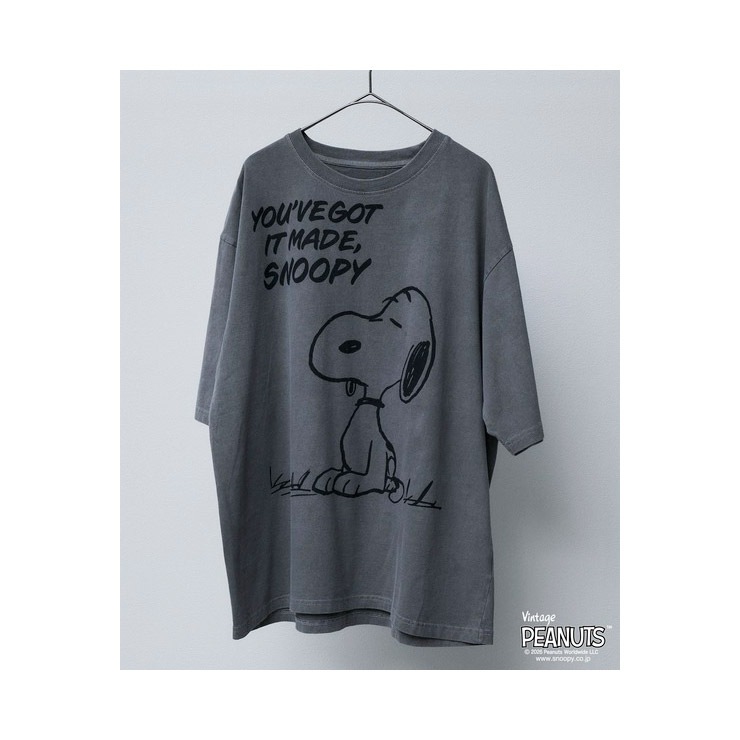 JOHNBULL ������ �����֥� T����� Ⱦµ PEANUTS SNOOPY �ԡ��ʥ� ���̡��ԡ� ��ä��� ��˥��å��� ������������ �ե��åȥͥ� ���� ���ݡ��� ���� �襬 ������ �֥�å� �ۥ磻�� JT261C01