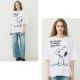 JOHNBULL ������ �����֥� T����� Ⱦµ PEANUTS SNOOPY �ԡ��ʥ� ���̡��ԡ� ��ä��� ��˥��å��� ������������ �ե��åȥͥ� ���� ���ݡ��� ���� �襬 ������ �֥�å� �ۥ磻�� JT261C01