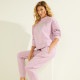 ȥå GUESS  ե쥯ȥץ åͥå 롼ͥå å CAREN SWEATSHIRT PINK S M