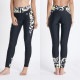 ȥå ROXY  Φξ ® UVå 쥮 I'M OKAY LEGGINGS BLACK KHAKI LILAC M