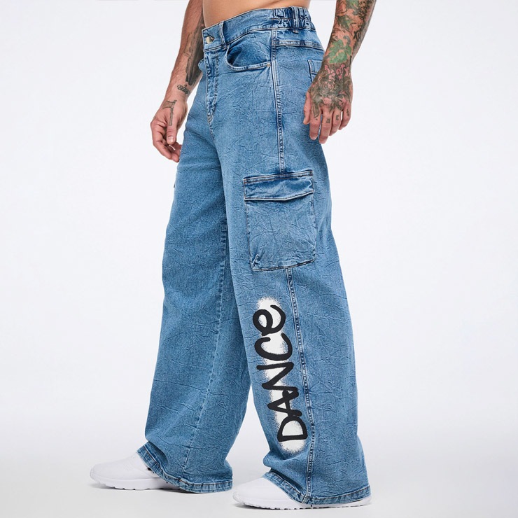 新品　正規品　ズンバ　 S デニム　パンツ ZUMBA ズンバ 正規品 ウェア レディース バギーパンツ デニム カーゴ
