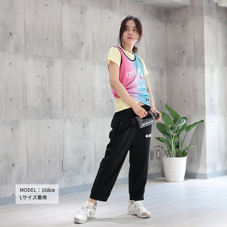 LA BODY ICONIC アイコニック パンツ クロップ ジョガー パンツ