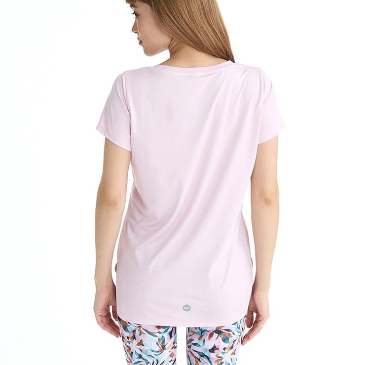 ROXY ������ �������� T����� FITNESS GLOW YOUR WAY UV ®�� �����б� ��Φξ�� ��ǥ����� ������������ �ե��åȥͥ� ���� ���ݡ��� ���� �襬 ������ �֥�å� �ۥ磻�� �ԥ� RST261520