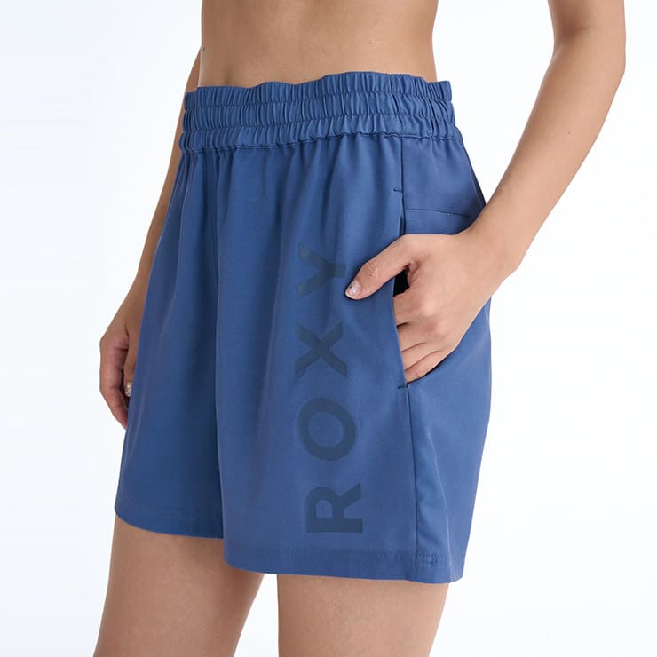 ROXY ������ �������� ���硼�ȥѥ�� FITNESS MY 1ST ROXY SHORTS ���硼��  UV ���ȥ�å� ®�� �����б� ��Φξ�� ��ǥ����� ������������ �ե��åȥͥ� ���� ���ݡ��� ���� �襬 ������ �֥�å� �֥롼 �Х�����å� RPT261529