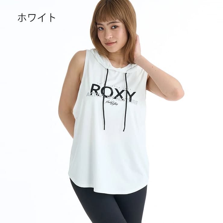 ROXY ������ �������� ���󥯥ȥå� FITNESS MOVE ON UV ®�� �����б� ��Φξ�� ���� ��ǥ����� ������������ �ե��åȥͥ� ���� ���ݡ��� ���� �襬 ������ �֥�å� �ۥ磻�� �饤�� RSL261533