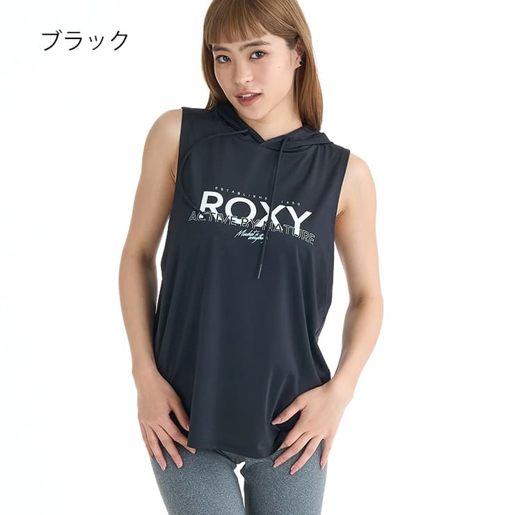 ROXY ������ �������� ���󥯥ȥå� FITNESS MOVE ON UV ®�� �����б� ��Φξ�� ���� ��ǥ����� ������������ �ե��åȥͥ� ���� ���ݡ��� ���� �襬 ������ �֥�å� �ۥ磻�� �饤�� RSL261533