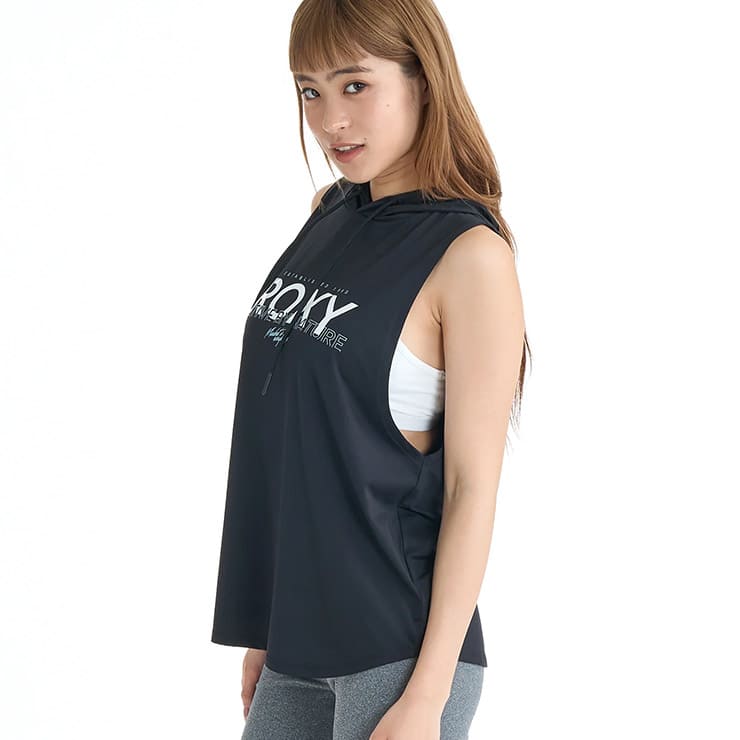 ROXY ������ �������� ���󥯥ȥå� FITNESS MOVE ON UV ®�� �����б� ��Φξ�� ���� ��ǥ����� ������������ �ե��åȥͥ� ���� ���ݡ��� ���� �襬 ������ �֥�å� �ۥ磻�� �饤�� RSL261533