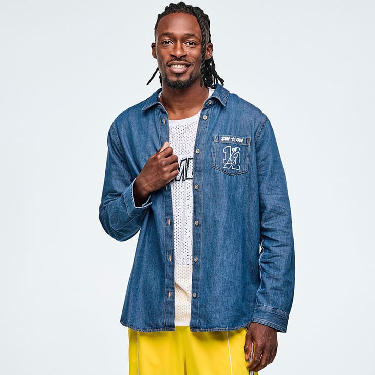 ZUMBA ズンバ 正規品 ウェア レディース シャツ デニムシャツ トップス