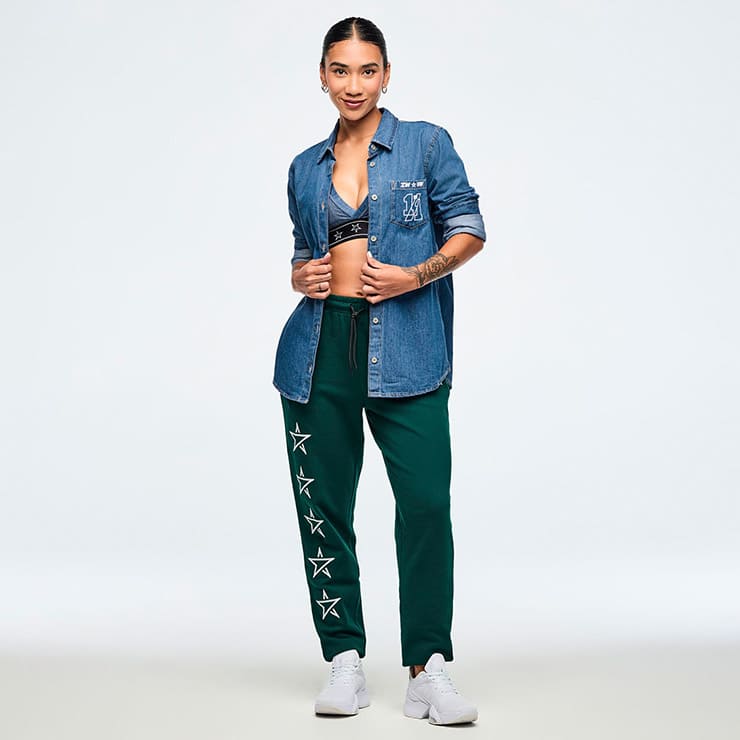 ZUMBA ズンバ 正規品 ウェア レディース シャツ デニムシャツ トップス