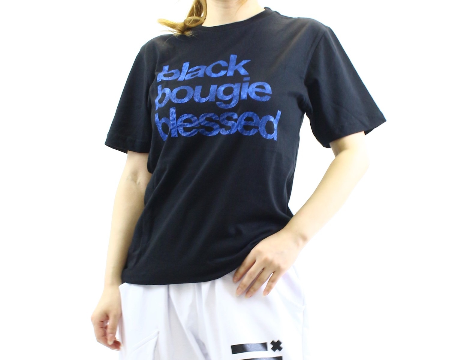 �����ȥ�å� NO BRAND �Ρ��֥��� ����ե��å� T����� BK S������ M������ L������ XL������