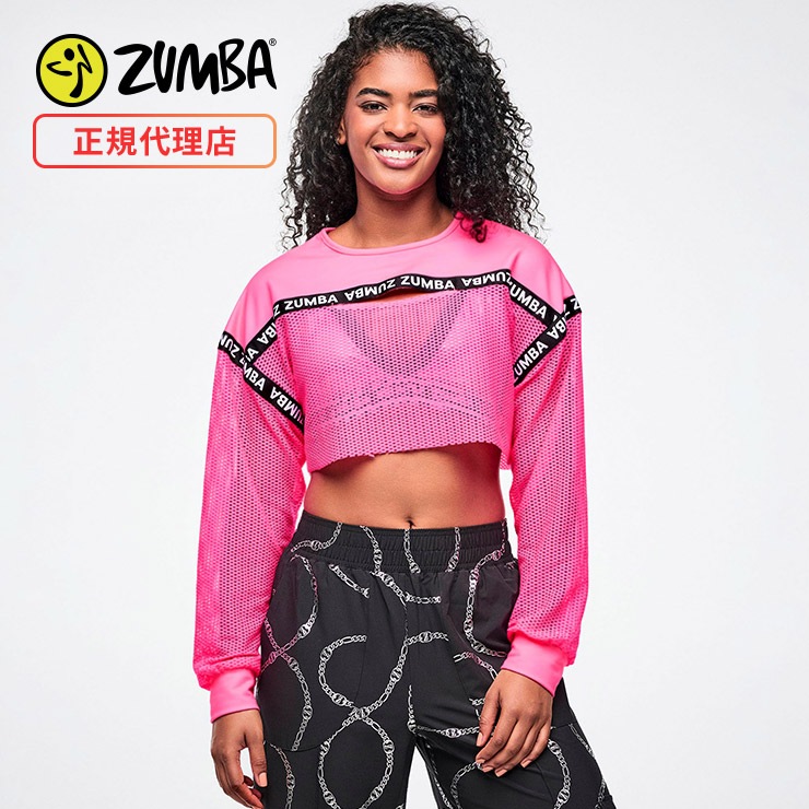 ZUMBA ズンバ 正規品 ウェア レディース トップス ロングスリーブ ロゴ