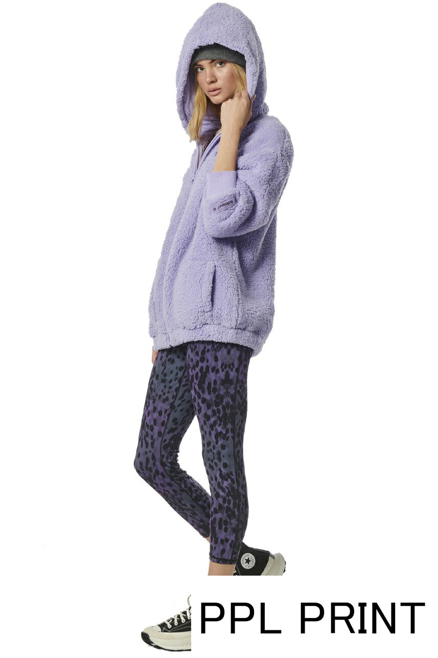 ȥå BODY ACTION ܥǥ 쥮 ѥ MULTI BROWN PRINT PURPLE PRINT S