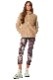 ȥå BODY ACTION ܥǥ 쥮 ѥ MULTI BROWN PRINT PURPLE PRINT S