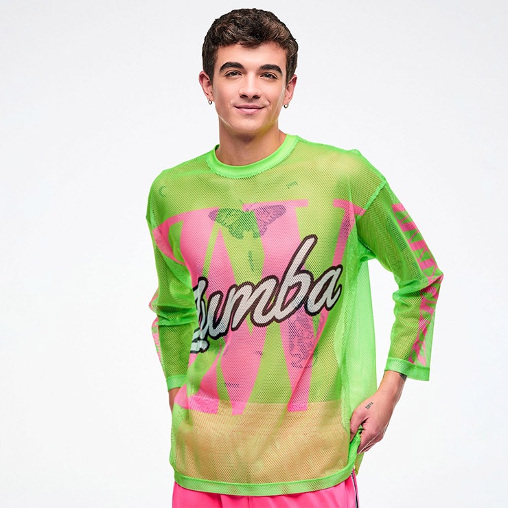 ZUMBA ズンバ 正規品 ウェア レディース メッシュ ネオン 蛍光